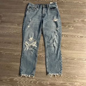 Abercrombie & Fitch Destroyed Mom Jeans 27
